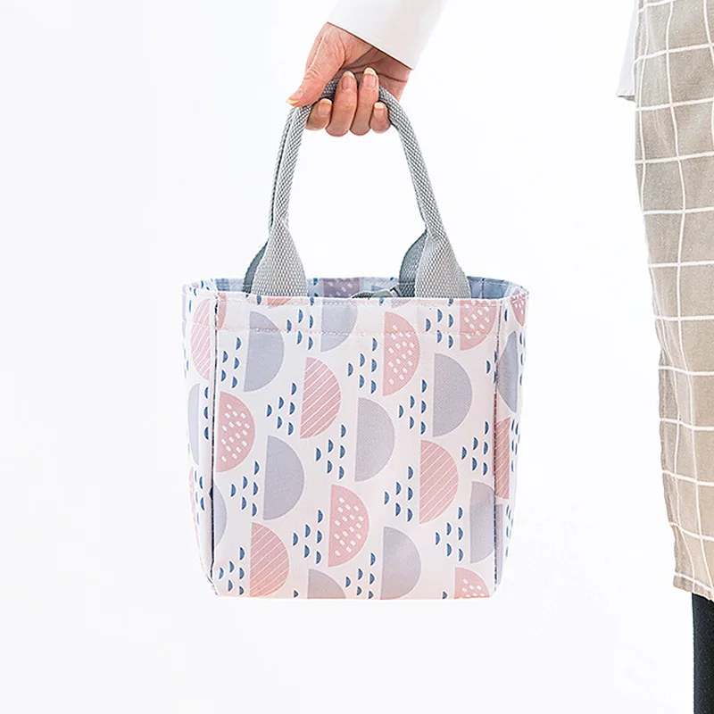 Милые сумки для обеда женщин изолированная Термосумка хранения еды контейнер