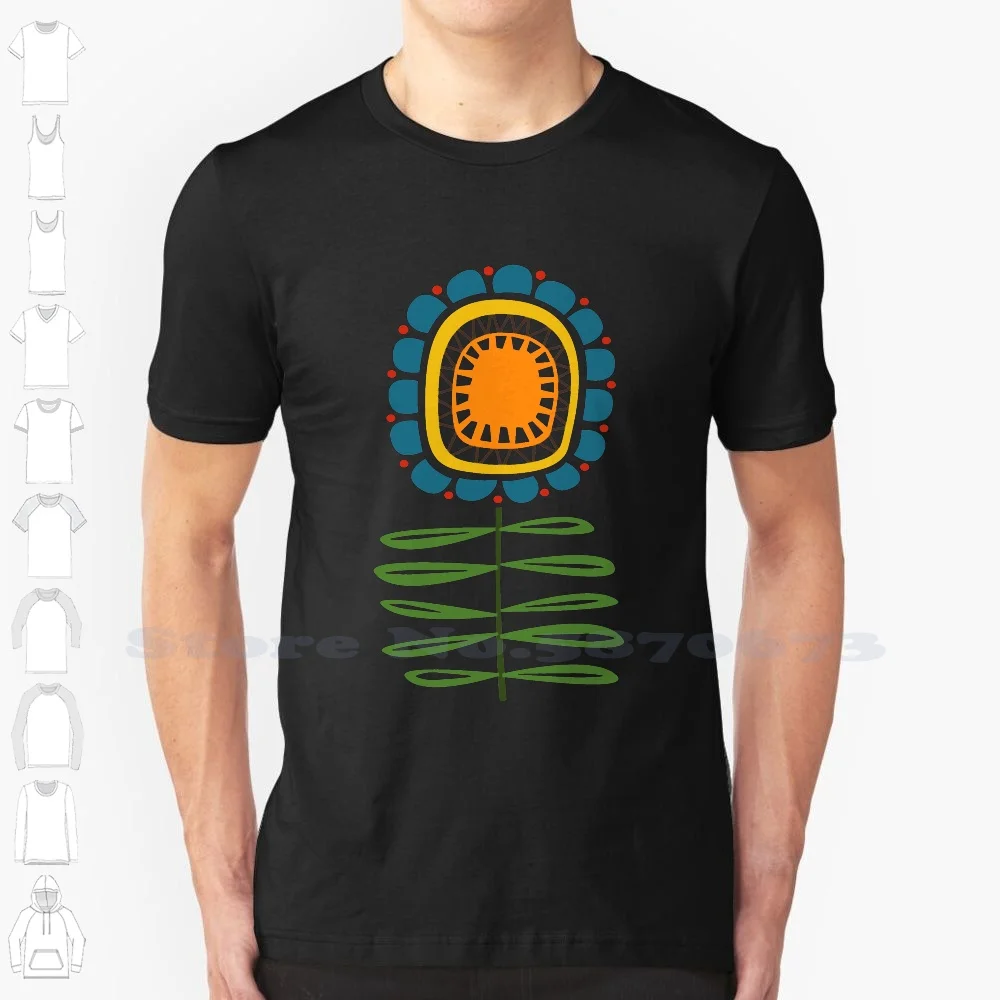

Sunflowers Cool Design Trendy T-Shirt Tee Retro Vintage Scandinavian Danish Dutch Holland Gogh Sunflower Flower Nature Pattern