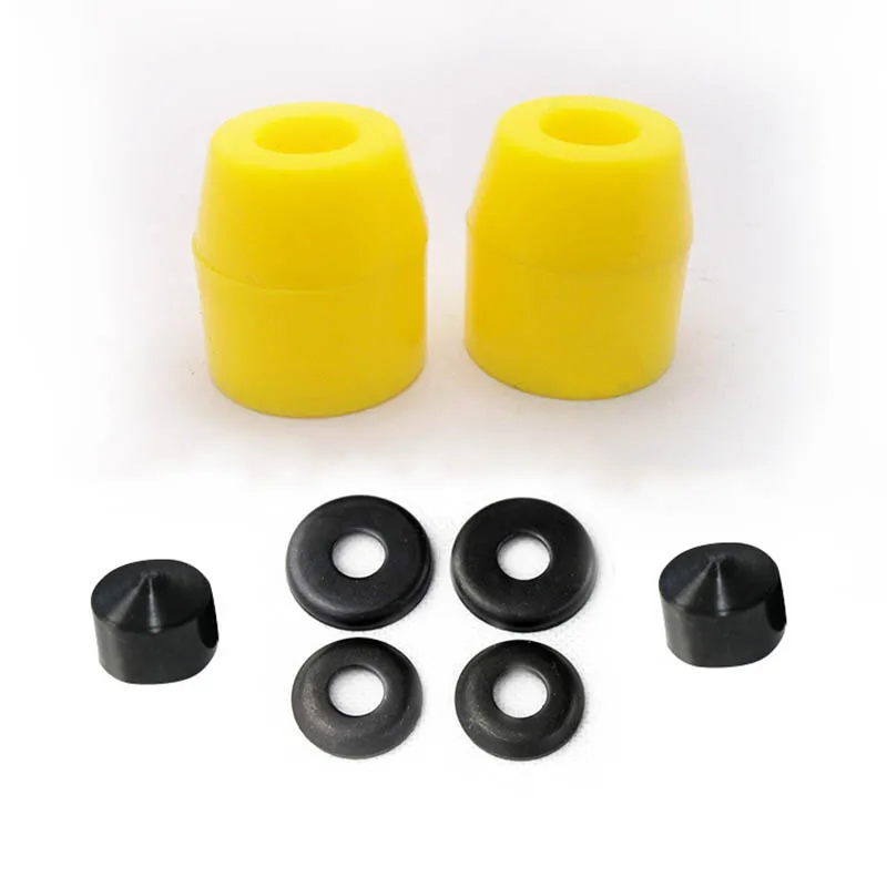 

Wear Resistant Skateboard Shock Absorber Rebuild Kit Pivot Cups Bushings Washers for 7-inch Skateboard brackets