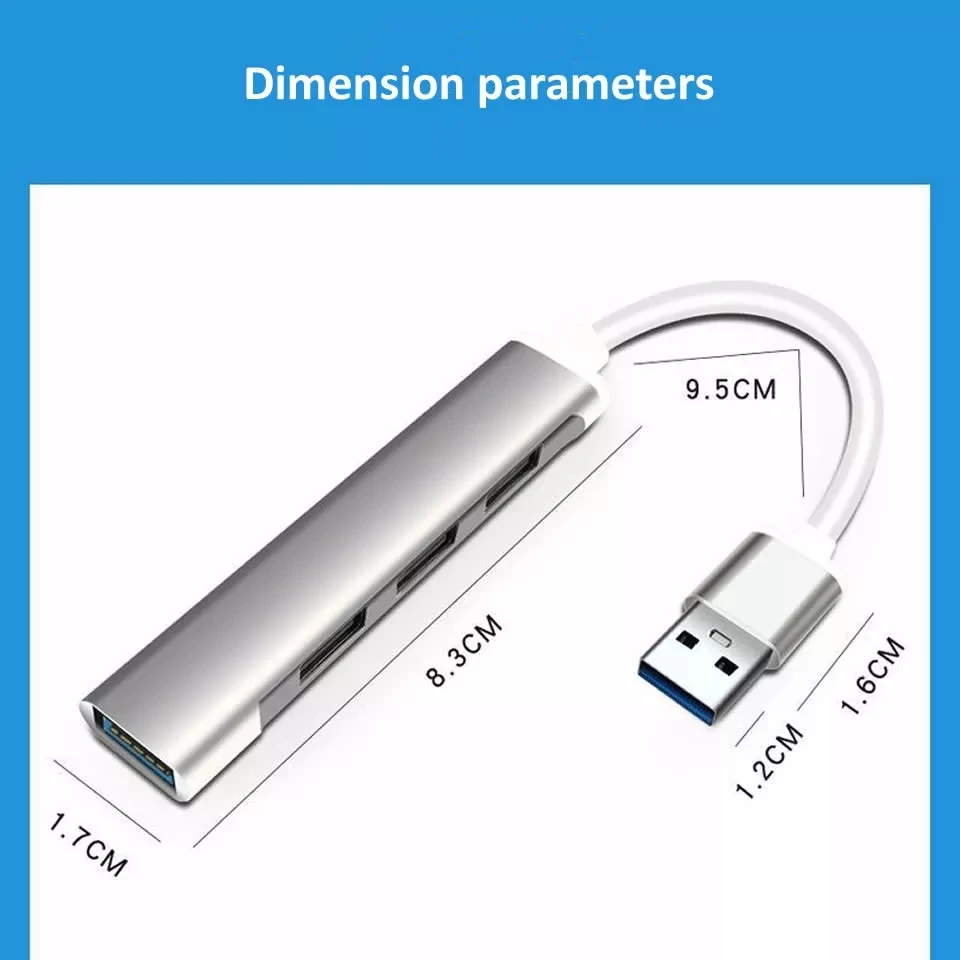 

USB C HUB 3.0 4 Port Multi Splitter Adapter OTG For Lenovo Macbook Pro Air PC Usb C Hub Adapter Computer Notebook Accessories
