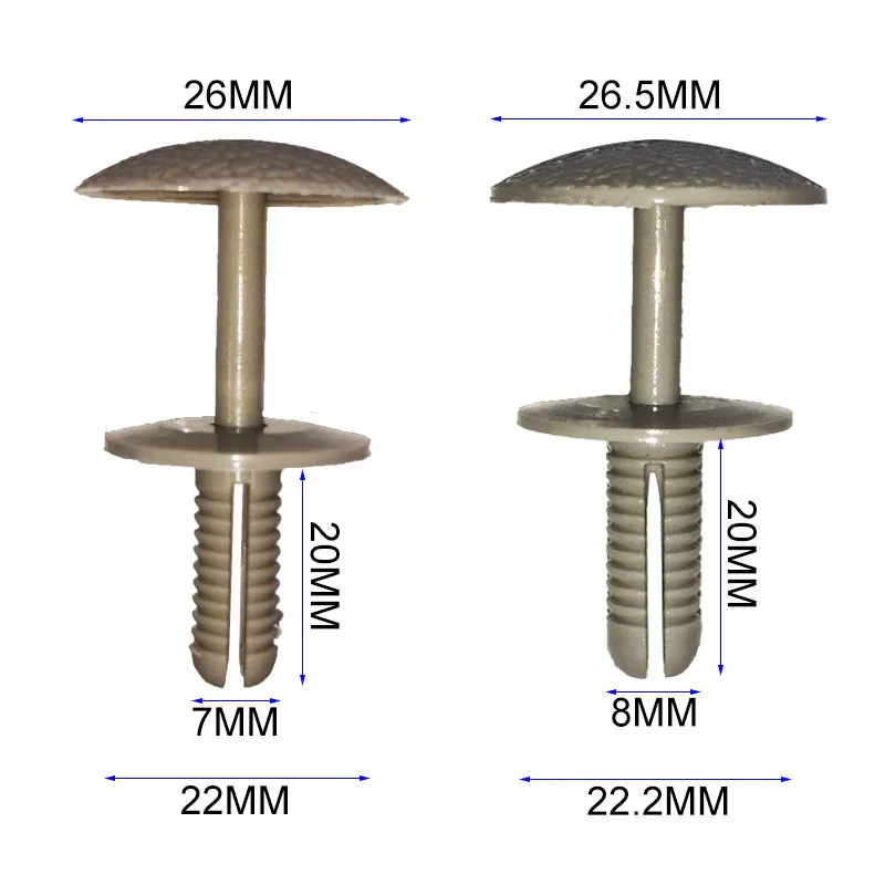 20 шт. 7 мм 8 бежево серый пластиковый зажим для крепления фотоэлемент розетка