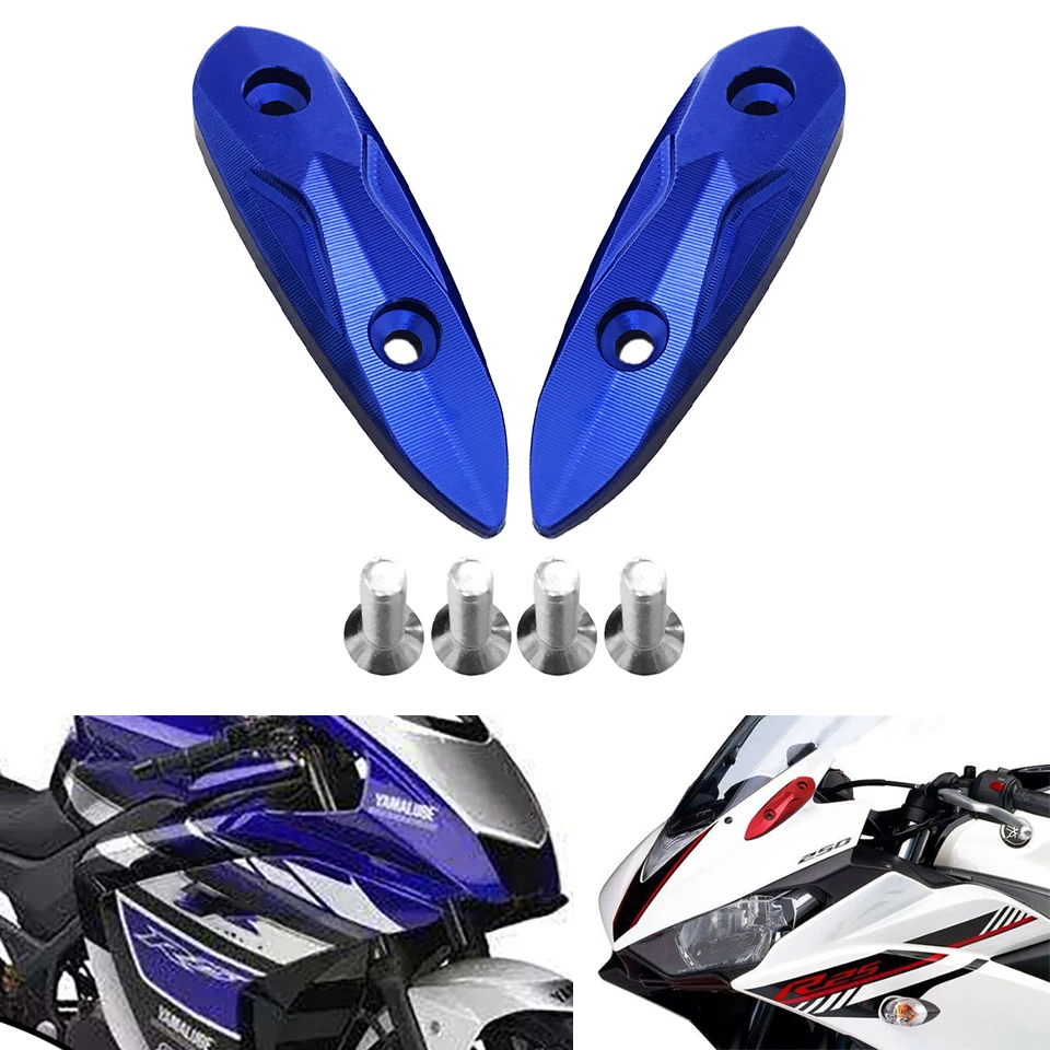 

Для Yamaha YZF R3 R25 R15 V3 YZF-R3 YZF-R25 V3 2017 2018 2019 2020 аксессуары для мотоциклов чехол для зеркала заднего вида