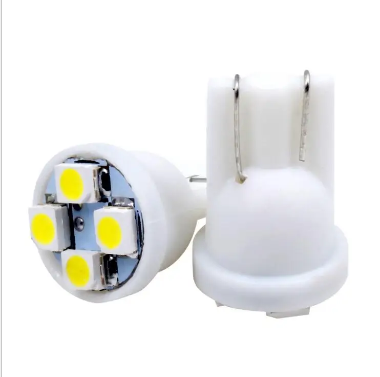 

truck led 24v t10 194 168 1210 4 smd 4 led 3528 white led lamps wedth license plate reading lamps
