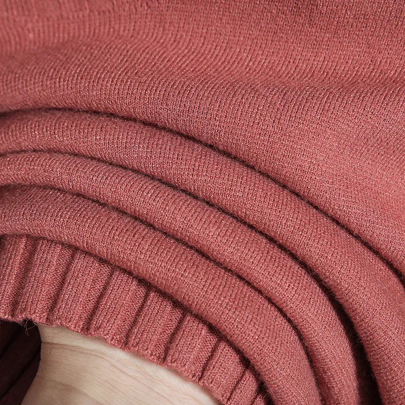 Женский Теплый свитер GIGOGOU теплый мягкий вязаный пуловер с высоким воротом и