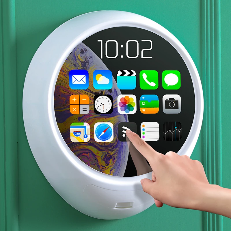 Новый настенный ящик для хранения косметики ванной без перфорации вместительный