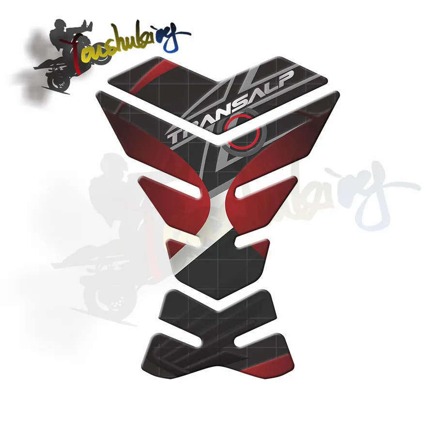 Углеродная Крышка для бензобака мотоцикла 3d наклейка протектор XL650V Transalp transalpine