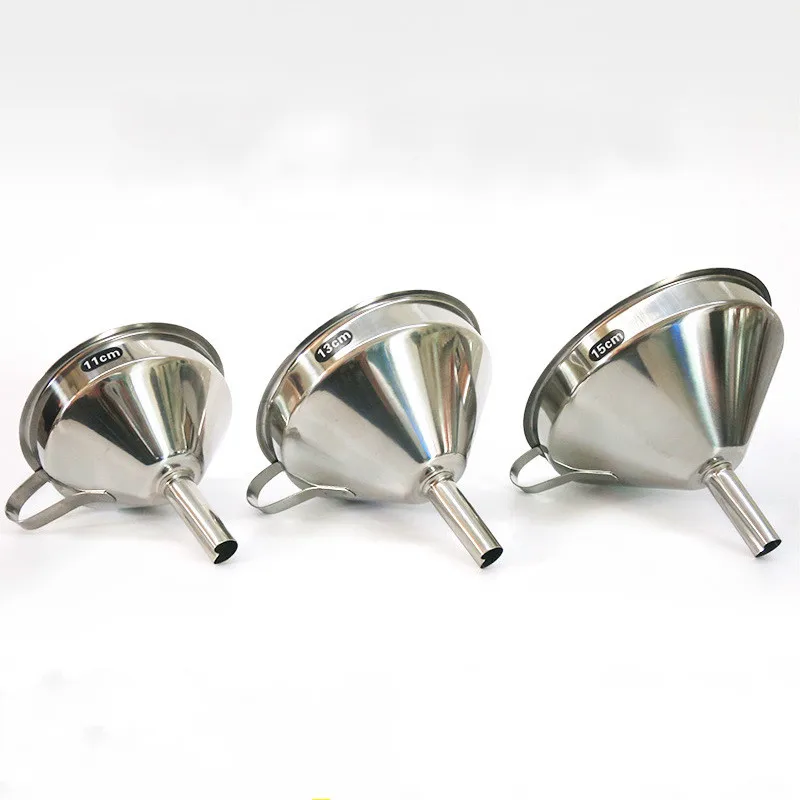 11/13/15 см кухонная Воронка Из Нержавеющей Стали наполнение воронки масло пиво кофе