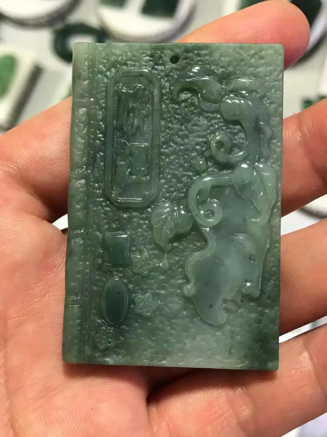 

Natural black Myanmar jade A HandCarved guan yin Buddha black jadeite jade pendant jade necklace pendants jewelry jade necklaces