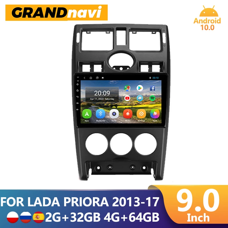 

For Lada Priora I 2007 2008 2009 2010 - 2013 2din Android GPS Car Radio Multimedia Video Player Navigation 2 Din Autoradio RDS