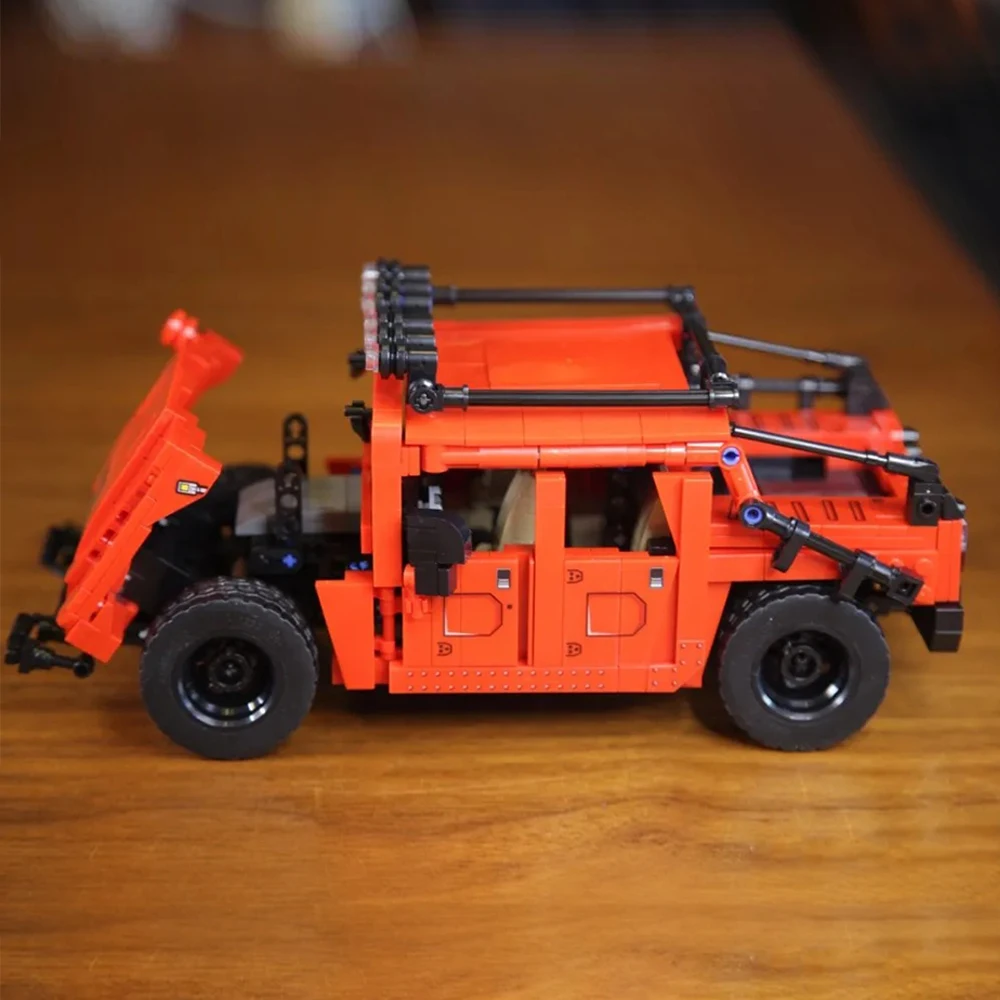 

Creator Expert Ideas High-tech Series City Champion Hummer Formula Racing 488 GTE SUV Moc Modular Bricks Building Blocks Model