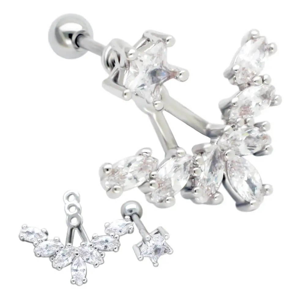 

JHJT 18G Cartilage Nail 316L Surgical Stainless Steel Cartilage Ear Piercing