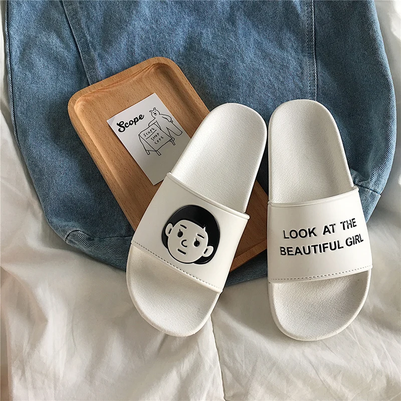 Тапочки Innerdoor Женские однотонные удобные мягкие резиновые модные шлепанцы с