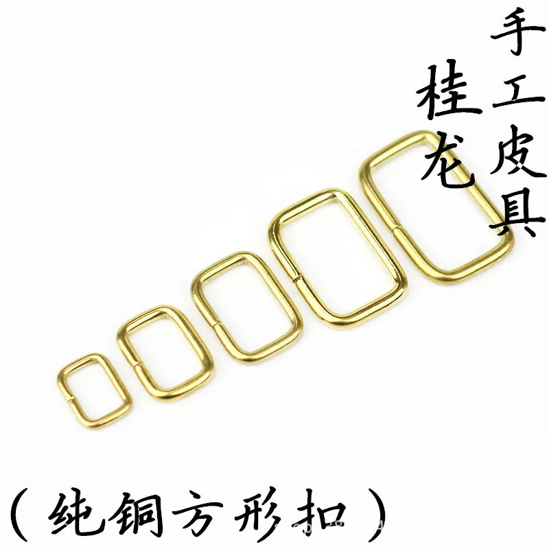 Медная проволочная застежка для рта пряжка медная Пряжка ручная работа