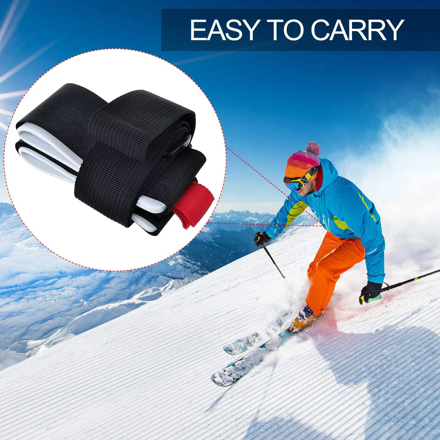 Регулируемый плечевой ремень для катания на лыжах ремни ручек и ресниц защитный