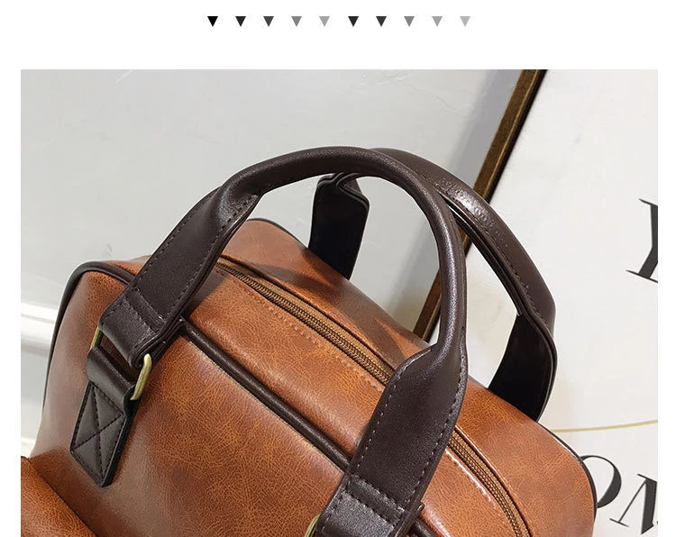 Beibaobao модный рюкзак Mochila Feminina с защитой от кражи, школьные сумки, водонепроницаемые дорожные винтажные рюкзаки для ноутбука, коричневый кожаный большой женский рюкзак
