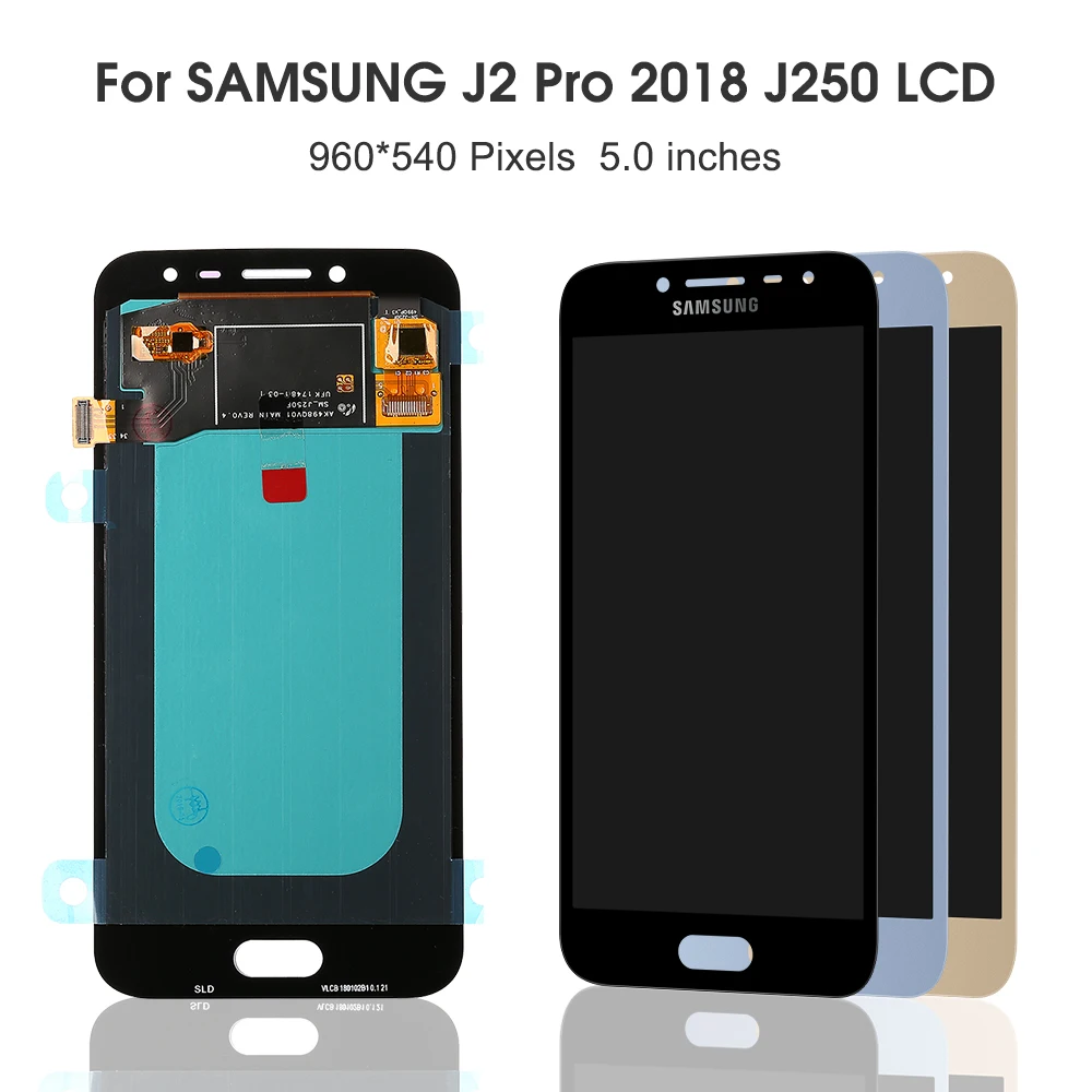 ЖК-дисплей Super AMOLED для Samsung Galaxy J2 Pro LCD 2018 J250 J250F J250DS с сенсорным экраном и