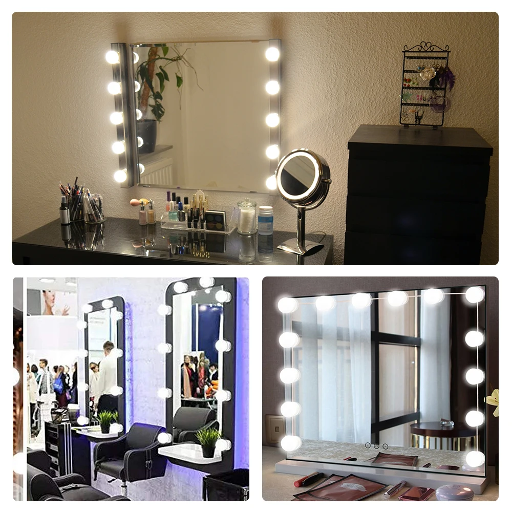 10 светодиодный косметический зеркальный СВЕТОДИОДНЫЙ Набор лампочек для