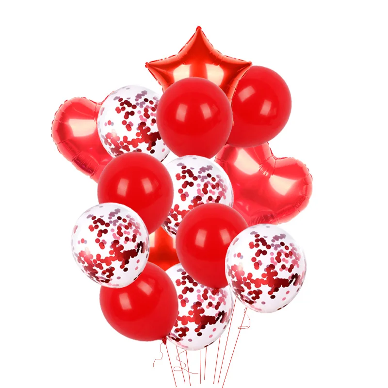 

15 Pcs Multi matel Balloon Happy Birthday Party Balloons Rose Gold Helium Ballons Boy Girl Party Supplies decorations Baby Showe