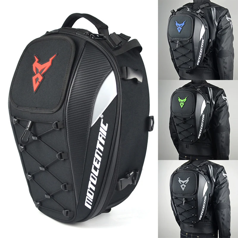 

Водонепроницаемая задняя Сумка для мотоцикла, прочная сумка для заднего сиденья мотоцикла, вместительный рюкзак-тоут EDF88