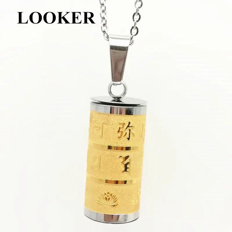 Подвеска в виде Буддистских писаний винтажная 3 вида цветов аксессуары для