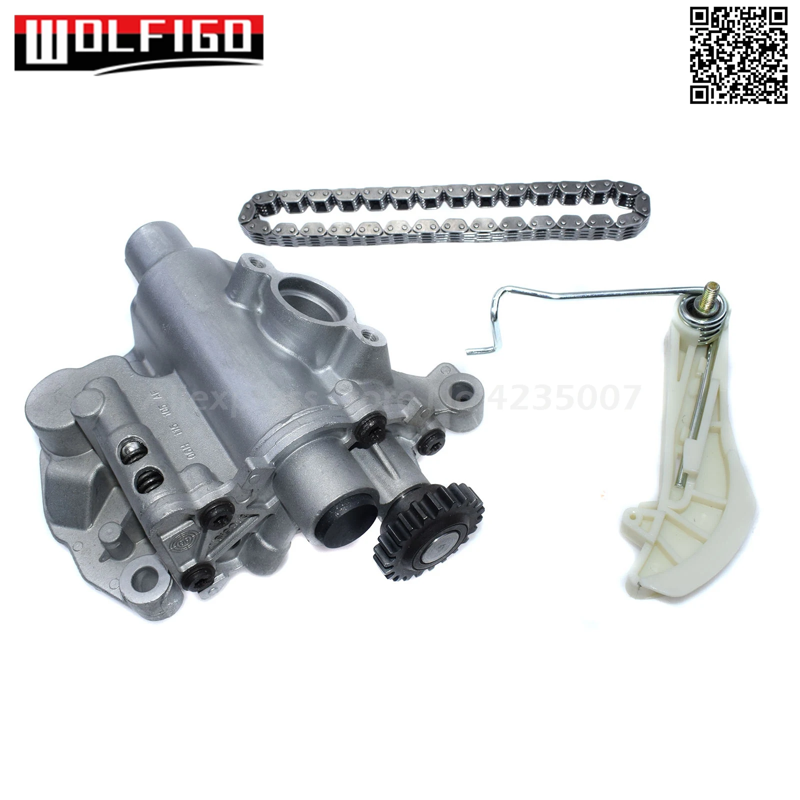 WOLFIGO новая цепь для сборки масляного насоса VW Passat Audi A3 Q3 06H115105AM 06H115105AQ 06H115105BF 06H115105DF