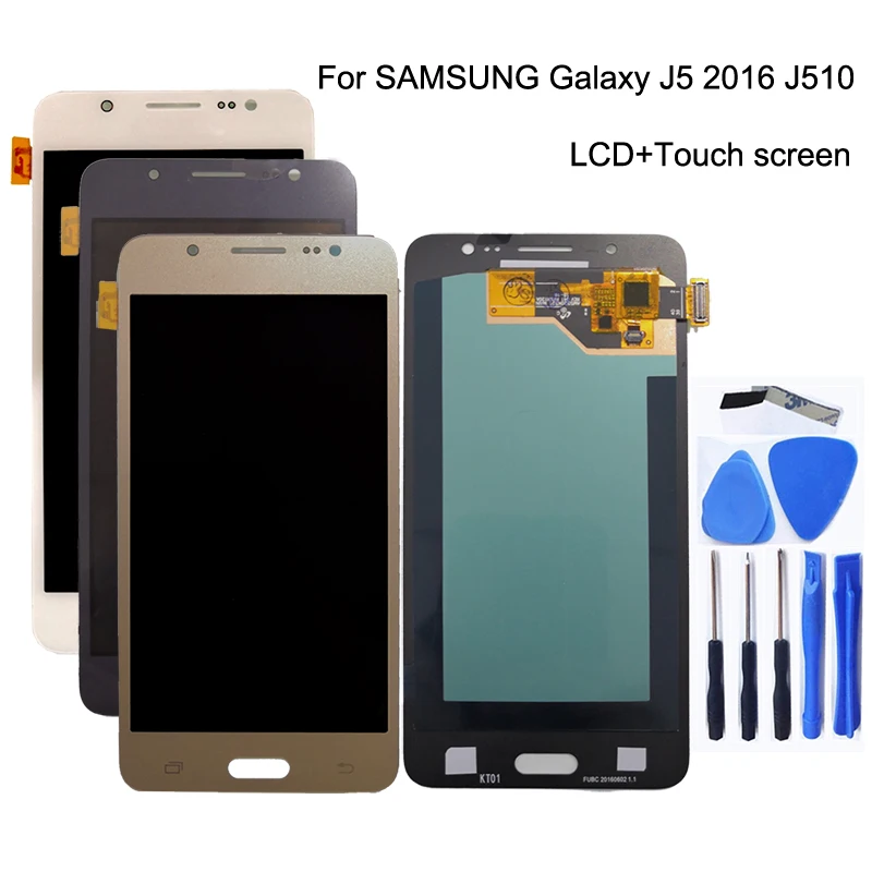 

5.2" AMOLED For Samsung Galaxy J5 2016 J510 J510F J510FN J510M LCD Display Touch Screen digitizer replacemen For Samsung J5 2016