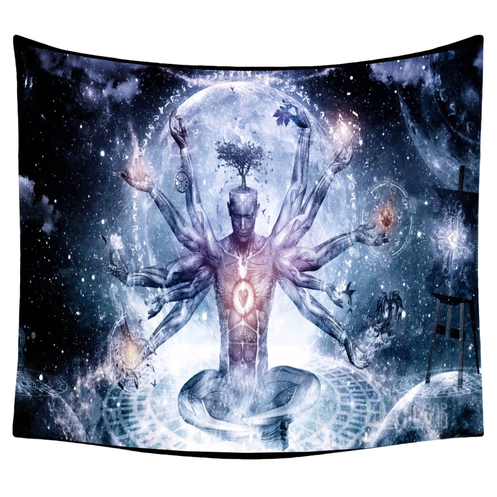 Born of myth-tapiz colgante de pared interior para el hogar, arte de ensue&ntilde;o, discovery-0