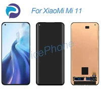 amoled for xiaomi mi 11 lcd display touch screen digitizer replacement 6 81 m2011k2c m2011k2g mi 11 screen display lcd