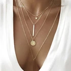 Модное многослойное ожерелье FNIO, женское ожерелье с кулоном в виде пятиконечной звезды, богемное ювелирное изделие, длинная индивидуальность, новый стиль 2018