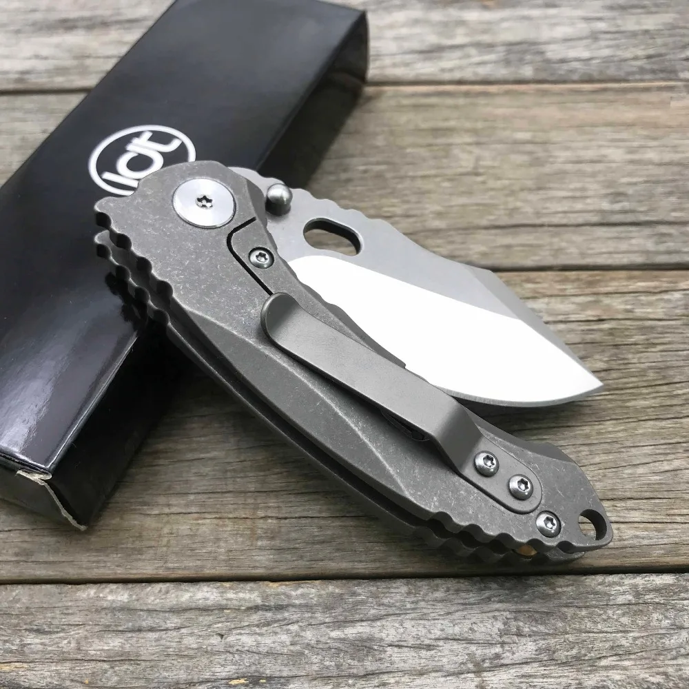 LDT TG04 складной нож S35VN лезвие титановая ручка шариковый подшипник тактический нож для выживания походные ножи для улицы карманные инструменты для повседневного использования