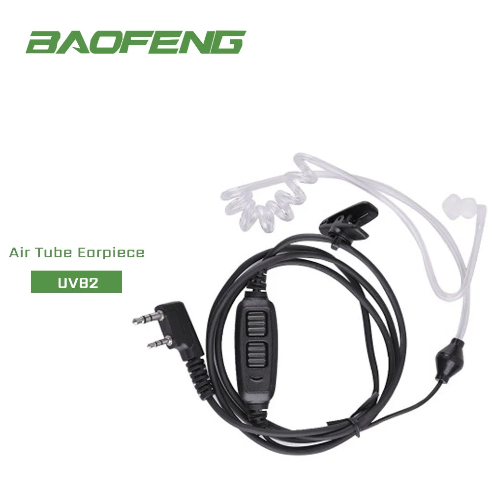 BAOFENG UV 82 рация двойной PTT гарнитура аксессуары воздушная Акустическая трубка