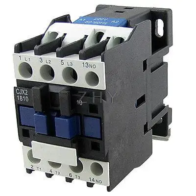 CJX2-1810 690V Ui 32A Примечание № 3 полюса контактор переменного тока 220V 50/60Hz 18A |