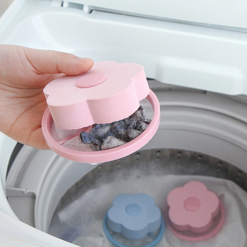 

Reusable Floating Pet Fur Catcher Lint Filter Bag Clothes Cleaning Ball For Washing Machine Laundry Ball Hair Catcher Remover