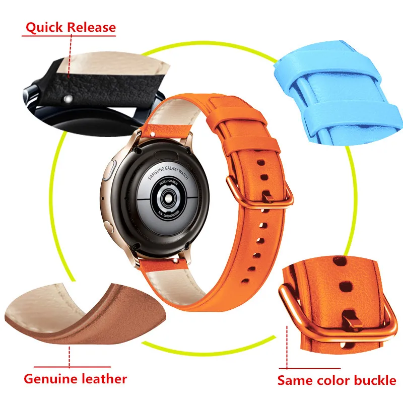 Ремешок из натуральной кожи для смарт-браслета Garmin Vivoactive 3 сменный ремешок vivomove HR