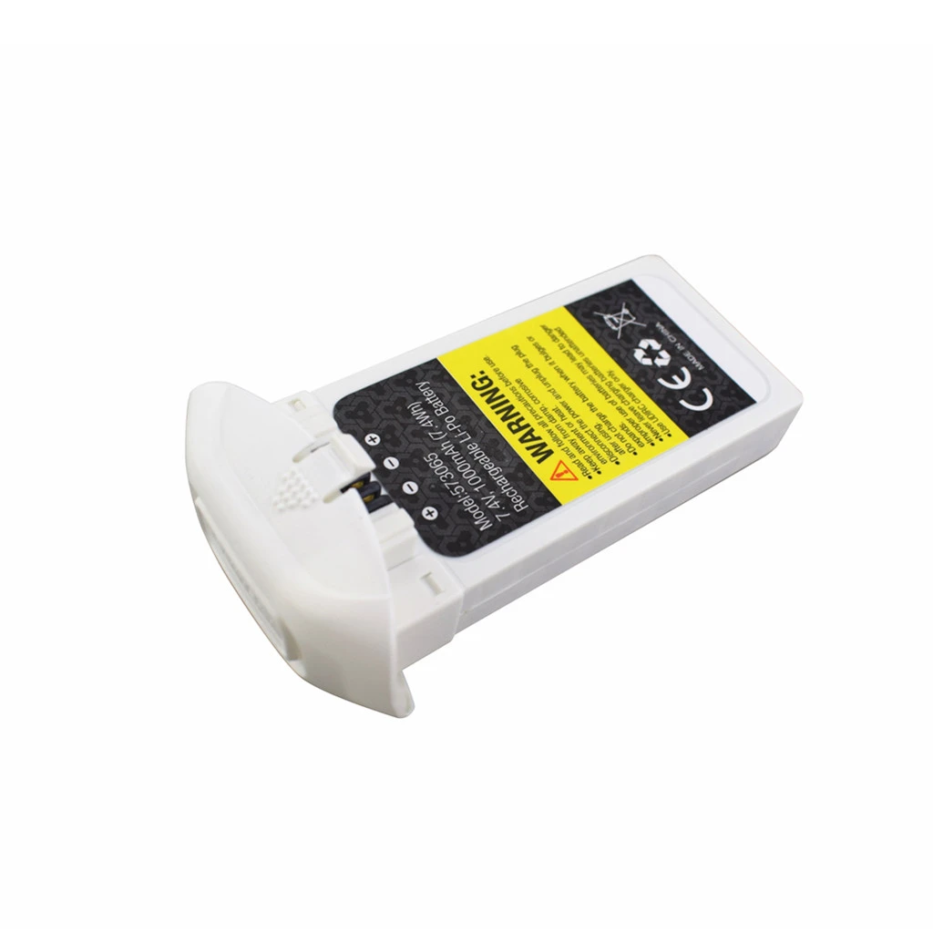 

3Pcs 7.4V 1000mAH Li-Po Battery for D58 U88 RC Quadcopter Spare Parts 7.4v Rechargeable Battery for UDIRC U88 Drone Black/White