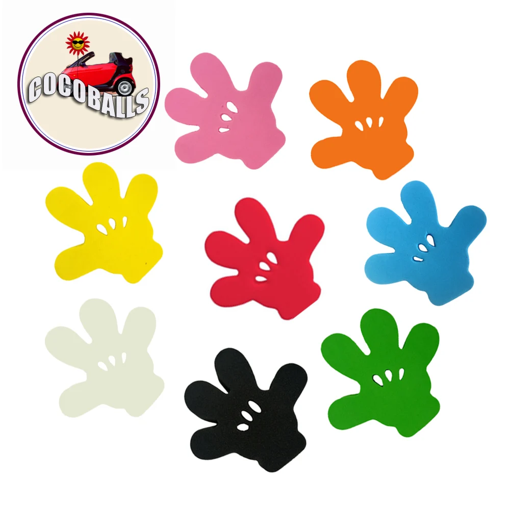 10 шт., декоративная антенна для автомобиля, красный/фиолетовый/розовый/желтый/белый/черный/зеленый/оранжевый/синий