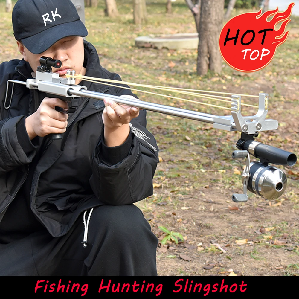 Powerful Hunting Slingshot Can Be Used For Fishing Slingshot Catapult Shooting Hunting Equipment Powerful Combat Toy