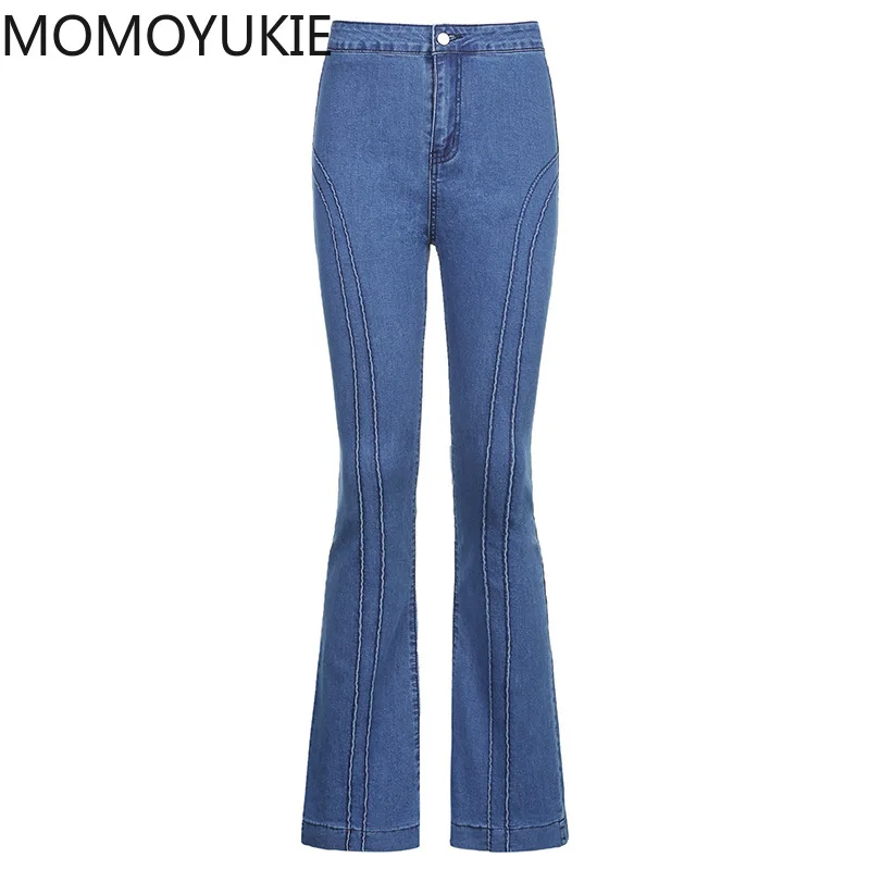 Джинсы Багги женские свободные с широкими штанинами модные брюки карго из денима