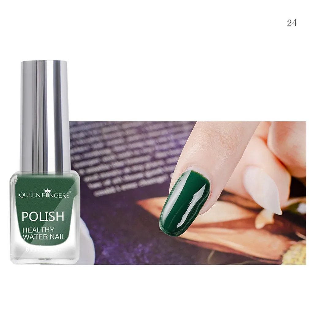 25 цветов Отшелушивающий лак для ногтей Vernis Ongle Lakiery Hybrydowe на водной основе чистый телесный серебряный цвет Лак Блеск для ногтей H7