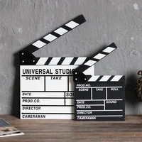 wooden director movie scene clapboard tv video clapperboard film photography prop accessories hanging decoration