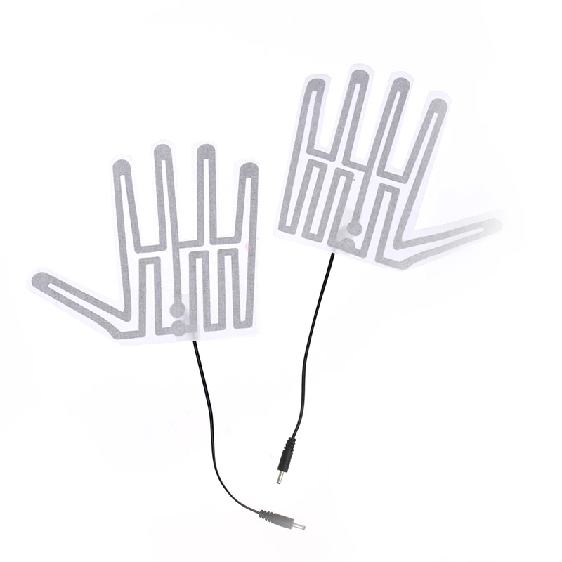 1 пара 5*9 см 5V USB с подогревом носки подкладки из углеродного волокна