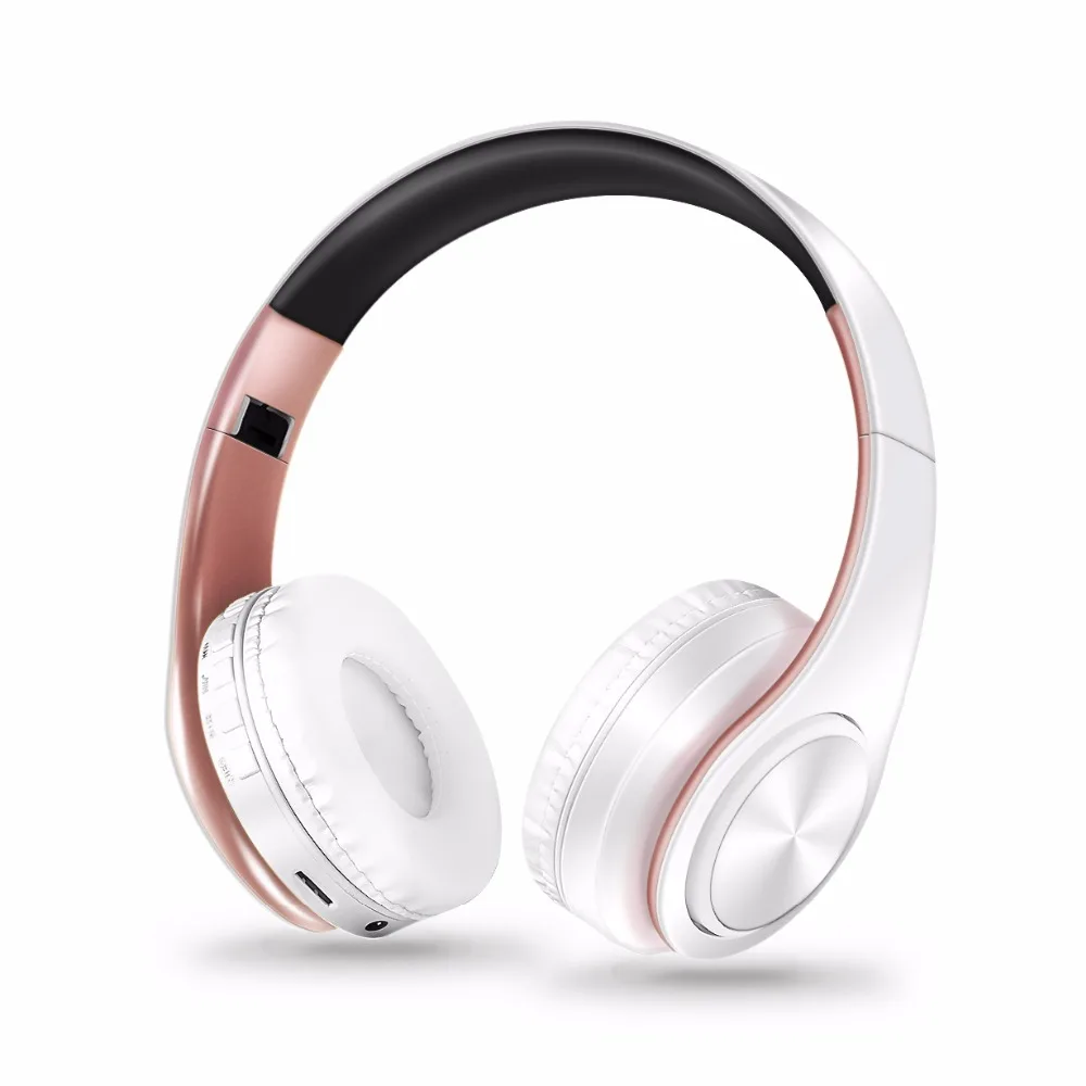 

RYWERNew Arrival Colors Wireless Bluetooth Headphone Stereo Headset Music Headset Over the Earphone with Mic for Iphone