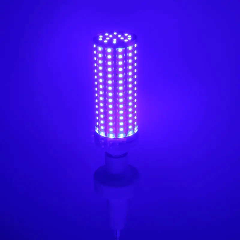 

60W UV Germicidal light LED UVC Light Bulb Room E27 E26 Lamp 110V 220V 86-265V w/ Timing & Remote Control & Lamp Holder