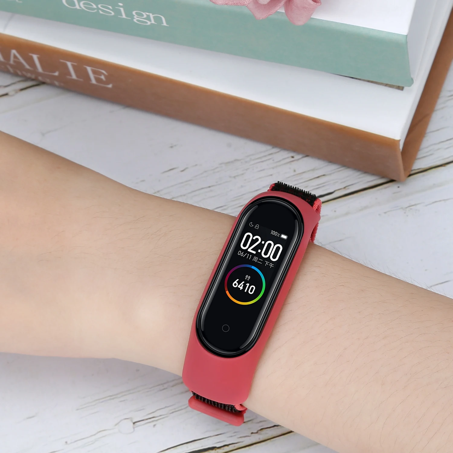 Нейлоновый ремешок для xiaomi mi band 4 браслет NFC смарт-часы замена xiaomi mi band 3 цветной Ремешок Браслет против потери
