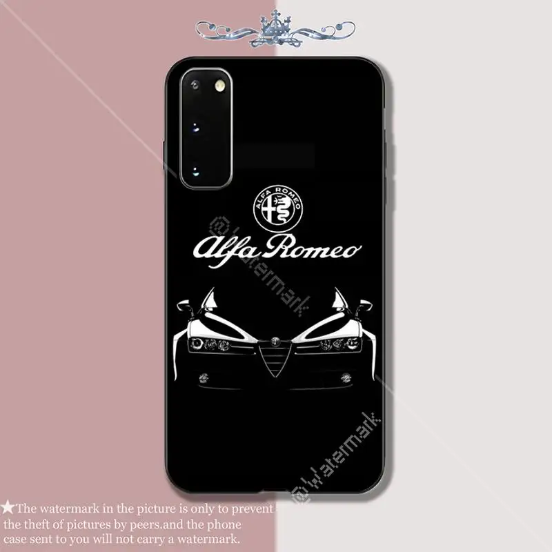 Роскошный силиконовый чехол для телефона Alfa romeo giulietta Samsung galaxy s6 s7 edge s8 s9 s10 lite s20 ULTRA