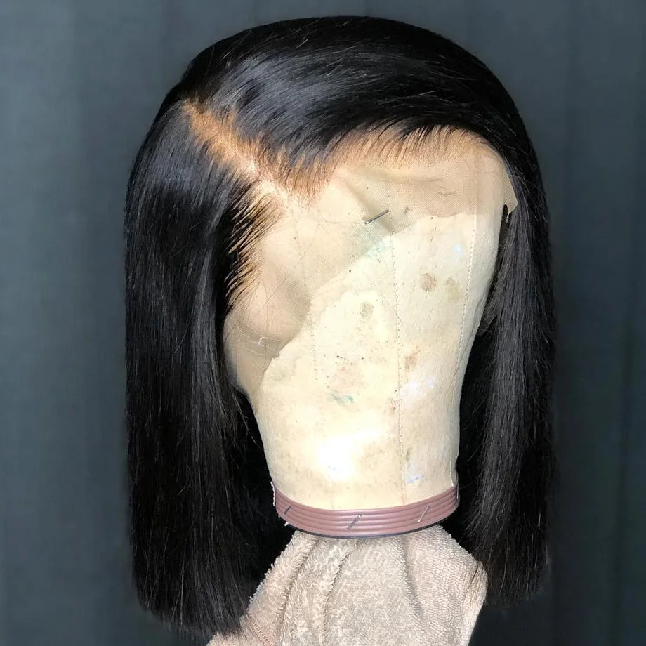 Парики из натуральных волос на кружеве для черных женщин бразильский афро