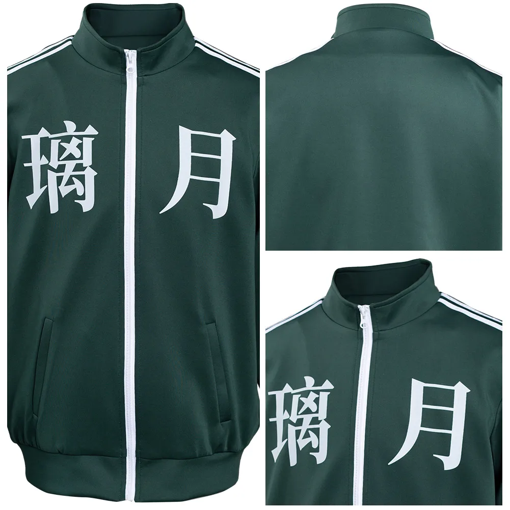

Genshin Impact Liyue Cosplay Costume Liyue Green Coat Halloween Carnival Suit