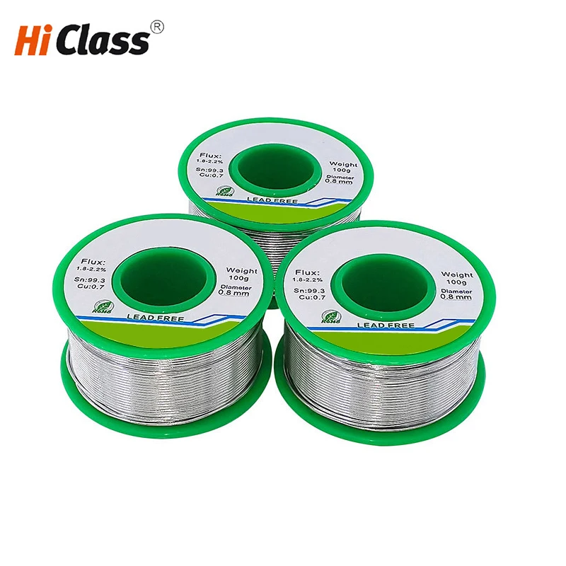 

Lead-free solder wire 0.5mm/0.6mm/0.8mm/1.0mm/1.2mm/1.5mm/2.0mm Flux-core solder 50g 100g Rosin solder tin