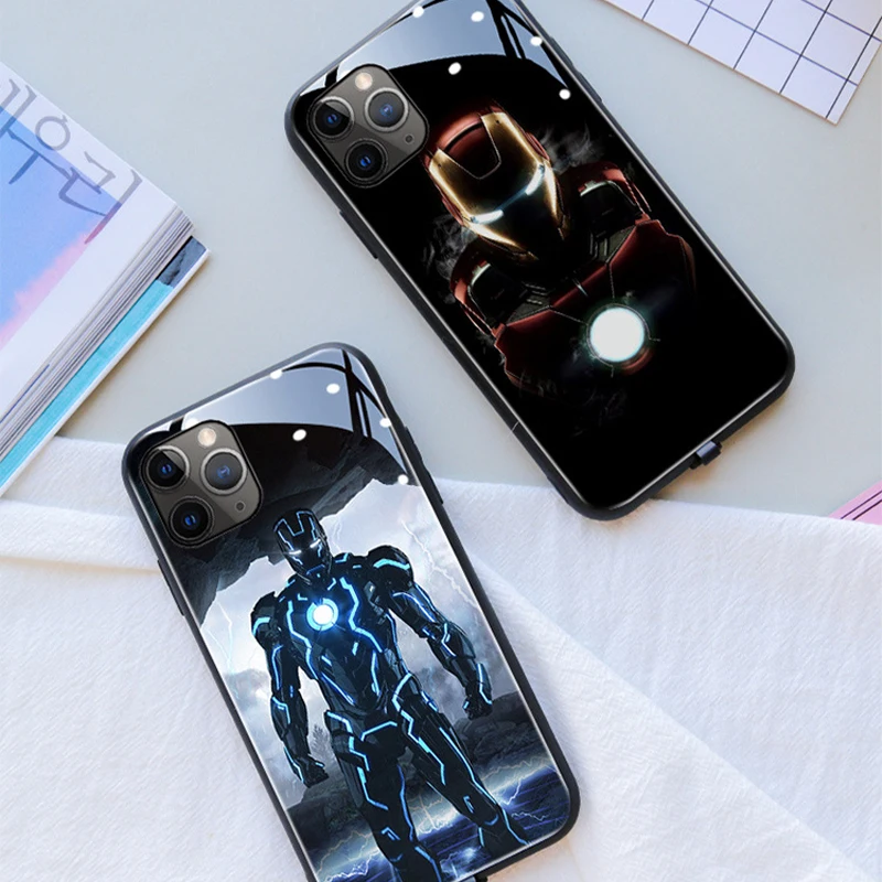 

LED Light Sensing Voice Control Mobile Phone Protective Case for IPhone12 12Pro 12ProMax 12mini 11 Pro Max X XS XR 6 7 8 case