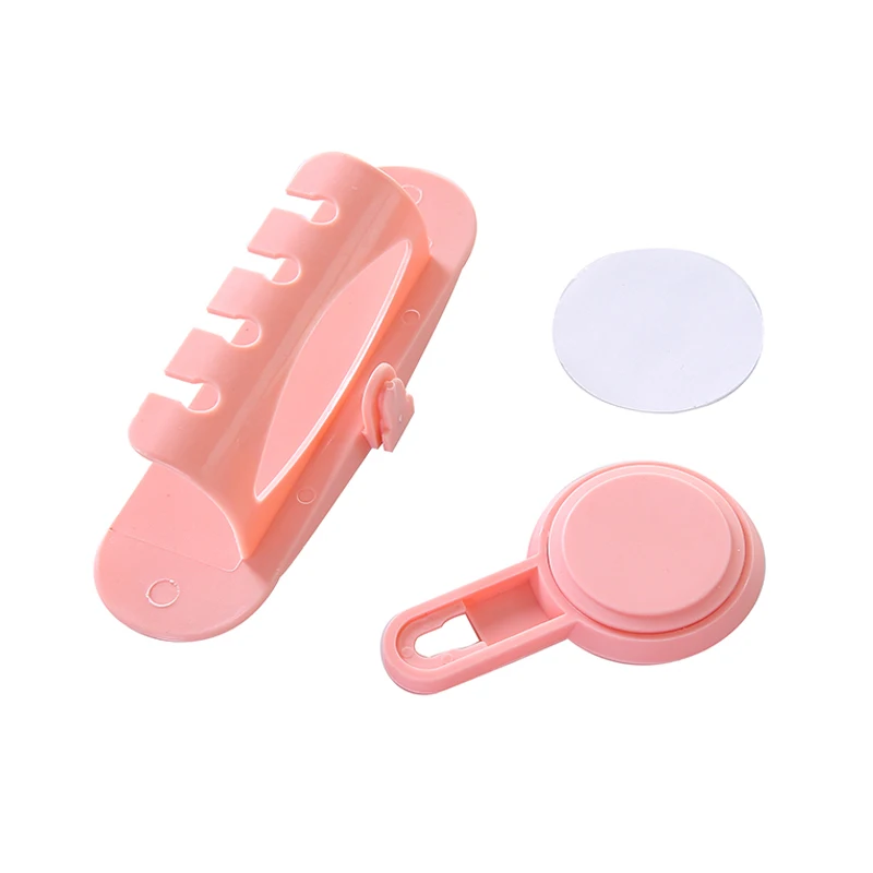 4 цвета пластиковые ванная комната сильный присоска держатель для зубной пасты и